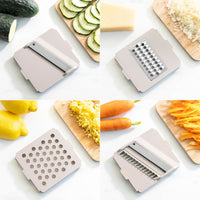 Platzsparender 7in1 Gemüsehobel & Mandoline-Schneider - Waagemann