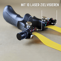 Profi Laser Jachtschleuder Katapult met 50 Tonkogels - Waagemann