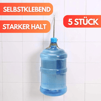 Selbstklebende Metall-Wandhaken - 5er Set - Waagemann