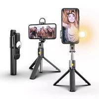 Selfie Stick mit LED Fotolicht & Bluetooth Fernbedienung - Waagemann