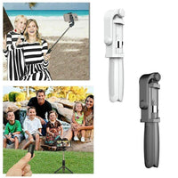 Selfie Stick mit LED Fotolicht & Bluetooth Fernbedienung - Waagemann
