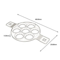 Silikon FrühstücksFix- Antihaft-Form für Pfannkuchen & Eier - Waagemann