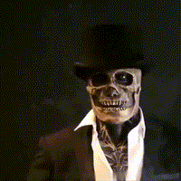 Skelett Maske - Waagemann