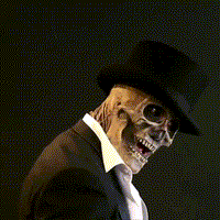Skelett Maske - Waagemann