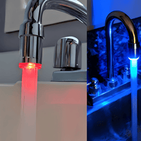 Smarte LED-Wasserhahndüse mit Dynamo – Wechselt Farben nach Temperatur - Waagemann