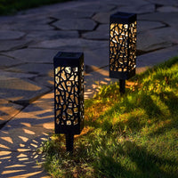 Solarbetriebene Gartenleuchte im klassischen Vintage-Stil (2er Set) - Waagemann