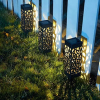 Solarbetriebene Gartenleuchte im klassischen Vintage-Stil (2er Set) - Waagemann