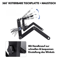 StandingDeskPro - 360° Verstellbarer Ergonomischer Stehtisch - Waagemann
