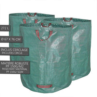 Super-reissfester faltbarer Gartensack XXL 272L - Waagemann