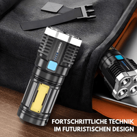 Superstarke Taschenlampe mit Arbeitslicht - Waagemann