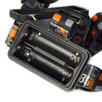 Waagemann 4 Modi LED Stirnlampe mit USB-Akku - Waagemann