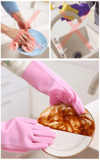 Waagemann HYPER Borsten Reinigungs-Handschuhe - Waagemann