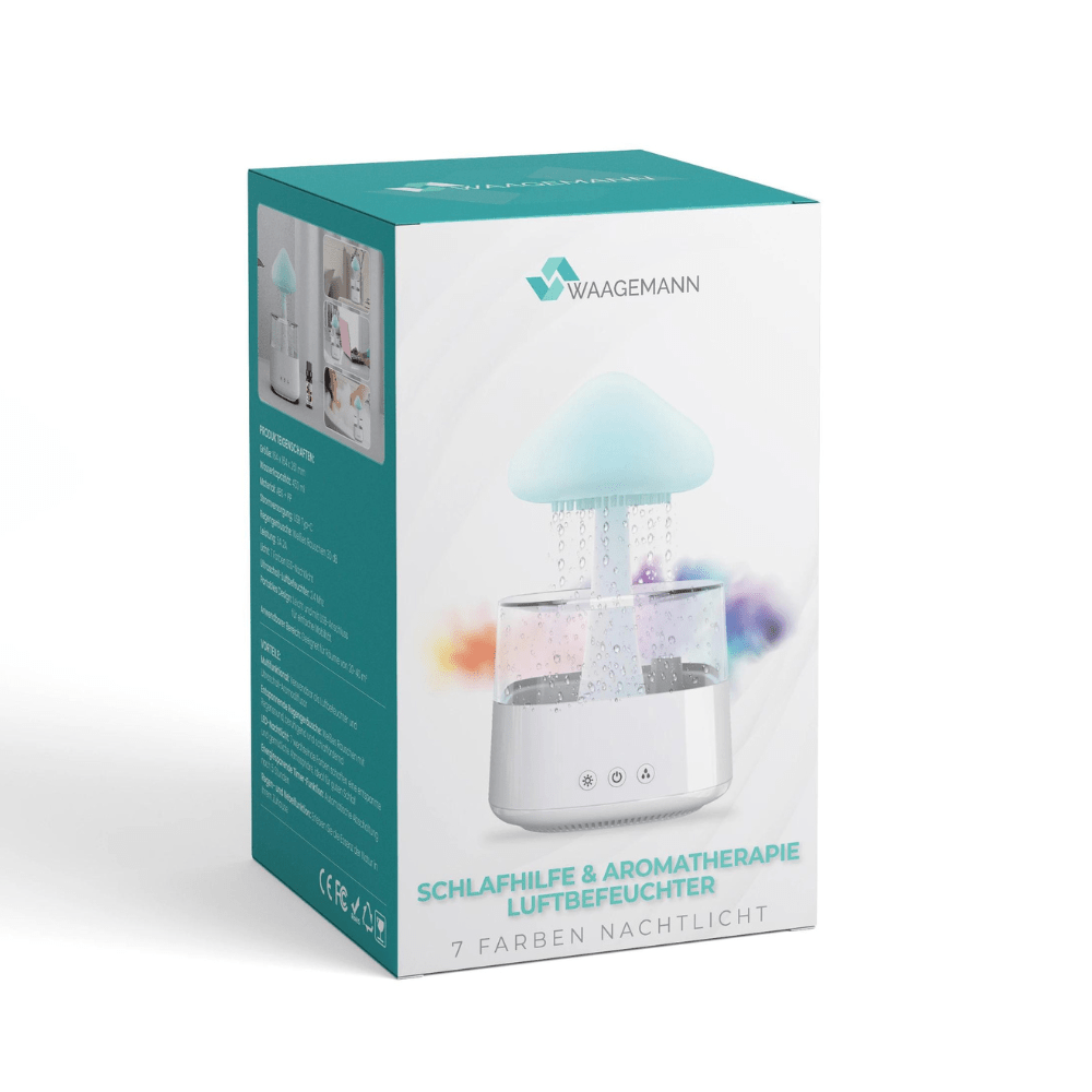 Waagemann® Schlafhilfe & Aromatherapie Luftbefeuchter - Waagemann