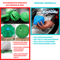 WashZilla Waschkugel - DAS ORIGINAL - Waagemann