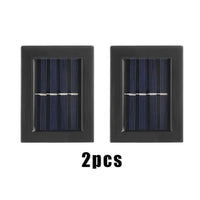 Wasserdichte solarbetriebene Wanddekorationsleuchte für die Terrasse (2er Set) - Waagemann