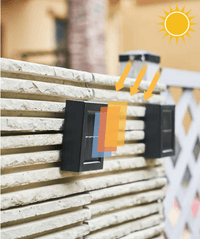 Wasserdichte solarbetriebene Wanddekorationsleuchte für die Terrasse (2er Set) - Waagemann
