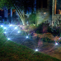 Wasserfeste Edelstahl LED Solar Bodenleuchten mit Lichtsensor (4er Set) - Waagemann