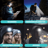 XtremeBeam LED Beanie (USB aufladbar) - Waagemann