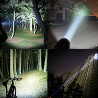 XtremeBeam OLD - Superhelle Taktische Cree-LED Taschenlampe mit Akku + Ladekabel - Waagemann